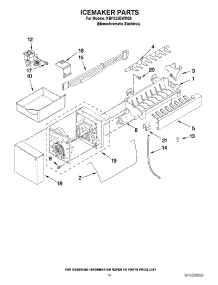 08 - Icemaker Parts parts for Kitchenaid Refrigerator KBFS25EWMS8 / from AppliancePartsPros.com