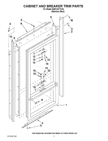 02 - Cabinet And Breaker Trim Parts parts for Kitchenaid Refrigerator KBFC42FTS06 / from AppliancePartsPros.com