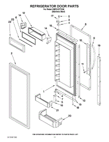 07 - Refrigerator Door Parts parts for Kitchenaid Refrigerator KBFC42FTS06 / from AppliancePartsPros.com