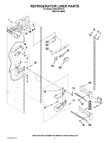 04 - Refrigerator Liner Parts parts for Kitchenaid Refrigerator KSSC48FTS16 / from AppliancePartsPros.com