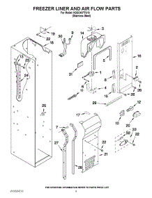 07 - Freezer Liner And Air Flow Parts parts for Kitchenaid Refrigerator KSSC48FTS16 / from AppliancePartsPros.com
