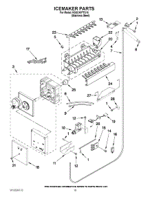 12 - Icemaker Parts parts for Kitchenaid Refrigerator KSSC48FTS16 / from AppliancePartsPros.com