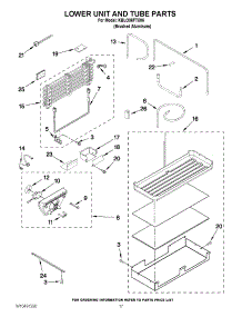 10 - Lower Unit And Tube Parts parts for Kitchenaid Refrigerator KBLO36FTX06 / from AppliancePartsPros.com
