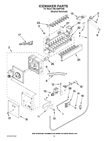 11 - Icemaker Parts parts for Kitchenaid Refrigerator KBLO36FTX06 / from AppliancePartsPros.com