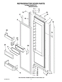 08 - Refrigerator Door Parts parts for Kitchenaid Refrigerator KSSO48FTX16 / from AppliancePartsPros.com