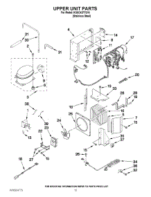 10 - Upper Unit Parts parts for Kitchenaid Refrigerator KSSC42FTS16 / from AppliancePartsPros.com
