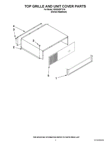 03 - Top Grille And Unit Cover Parts parts for Kitchenaid Refrigerator KSSO42FTX15 / from AppliancePartsPros.com