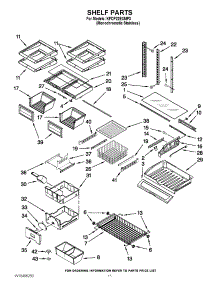 06 - Shelf Parts parts for Kitchenaid Refrigerator KFCP22EXMP3 / from AppliancePartsPros.com
