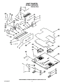 05 - Unit Parts parts for Kitchenaid Refrigerator KDDC24CVS01 / from AppliancePartsPros.com