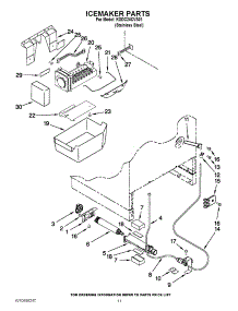 06 - Icemaker Parts parts for Kitchenaid Refrigerator KDDC24CVS01 / from AppliancePartsPros.com