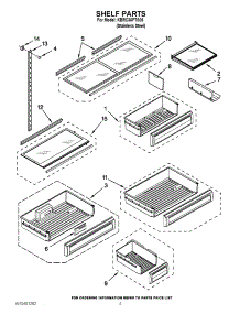 06 - Shelf Parts parts for Kitchenaid Refrigerator KBRC36FTS05 / from AppliancePartsPros.com