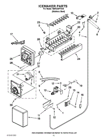 11 - Icemaker Parts parts for Kitchenaid Refrigerator KBRC36FTS05 / from AppliancePartsPros.com
