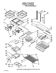 06 - Shelf Parts parts for Kitchenaid Refrigerator KFCS22EVMS6 / from AppliancePartsPros.com