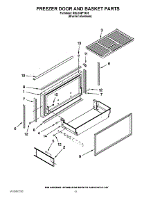 08 - Freezer Door And Basket Parts parts for Kitchenaid Refrigerator KBLO36FTX05 / from AppliancePartsPros.com