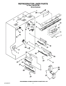 04 - Refrigerator Liner Parts parts for Kitchenaid Refrigerator KBFO42FTX05 / from AppliancePartsPros.com