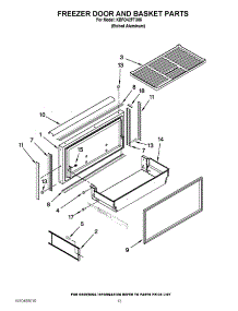 08 - Freezer Door And Basket Parts parts for Kitchenaid Refrigerator KBFO42FTX05 / from AppliancePartsPros.com