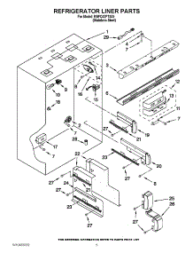04 - Refrigerator Liner Parts parts for Kitchenaid Refrigerator KBFC42FTS05 / from AppliancePartsPros.com