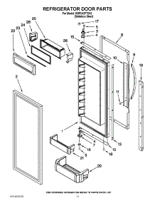 07 - Refrigerator Door Parts parts for Kitchenaid Refrigerator KBFC42FTS05 / from AppliancePartsPros.com