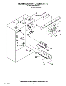 04 - Refrigerator Liner Parts parts for Kitchenaid Refrigerator KBRO36FTX05 / from AppliancePartsPros.com