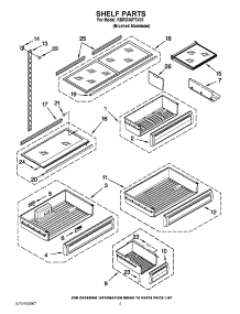 06 - Shelf Parts parts for Kitchenaid Refrigerator KBRO36FTX05 / from AppliancePartsPros.com