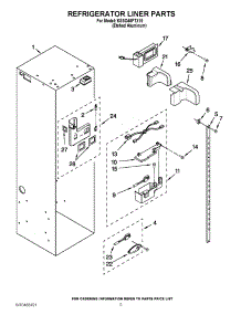 04 - Refrigerator Liner Parts parts for Kitchenaid Refrigerator KSSO48FTX15 / from AppliancePartsPros.com