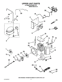 11 - Upper Unit Parts parts for Kitchenaid Refrigerator KSSO48FTX15 / from AppliancePartsPros.com