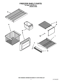 03 - Freezer Shelf Parts parts for Kitchenaid Refrigerator KSSC48FTS15 / from AppliancePartsPros.com