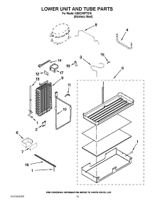 12 - Lower Unit And Tube Parts parts for Kitchenaid Refrigerator KSSC48FTS15 / from AppliancePartsPros.com