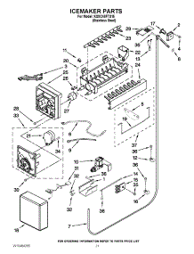 13 - Icemaker Parts parts for Kitchenaid Refrigerator KSSC48FTS15 / from AppliancePartsPros.com