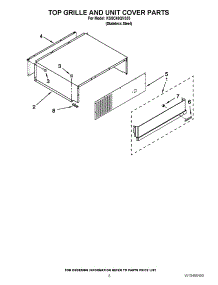 06 - Top Grille And Unit Cover Parts parts for Kitchenaid Refrigerator KSSC48QVS03 / from AppliancePartsPros.com
