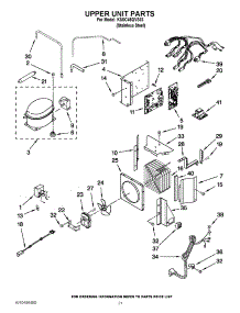 13 - Upper Unit Parts parts for Kitchenaid Refrigerator KSSC48QVS03 / from AppliancePartsPros.com