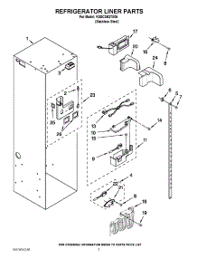 04 - Refrigerator Liner Parts parts for Kitchenaid Refrigerator KSSC36QTS05 / from AppliancePartsPros.com