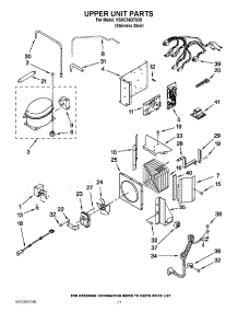 13 - Upper Unit Parts parts for Kitchenaid Refrigerator KSSC36QTS05 / from AppliancePartsPros.com