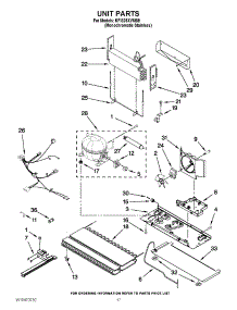 10 - Unit Parts parts for Kitchenaid Refrigerator KFIS25XVMS9 / from AppliancePartsPros.com