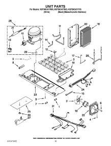 09 - Unit Parts parts for Kitchenaid Refrigerator KSF26C4XYW03 / from AppliancePartsPros.com
