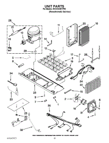 09 - Unit Parts parts for Kitchenaid Refrigerator KSC24C8EYP02 / from AppliancePartsPros.com