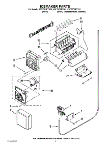 10 - Icemaker Parts parts for Kitchenaid Refrigerator KSC23C9EYB02 / from AppliancePartsPros.com