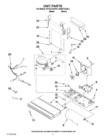 05 - Unit Parts parts for Kitchenaid Refrigerator KFIS27CXWH3 / from AppliancePartsPros.com