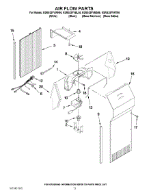 08 - Air Flow Parts parts for Kitchenaid Refrigerator KSRG25FVMS06 / from AppliancePartsPros.com