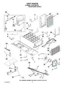 09 - Unit Parts parts for Kitchenaid Refrigerator KSC24C8EYY01 / from AppliancePartsPros.com