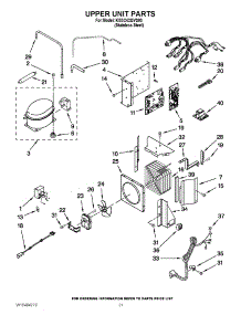 13 - Upper Unit Parts parts for Kitchenaid Refrigerator KSSC42QVS03 / from AppliancePartsPros.com