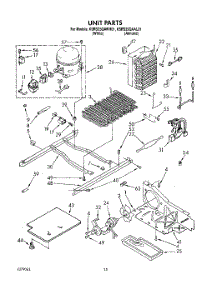 09 - Unit parts for Kitchenaid Refrigerator KSRS25QAWH01 / from AppliancePartsPros.com