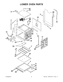 03 - Lower Oven Parts parts for Jenn-Air Oven JJW2827WB02 / from AppliancePartsPros.com
