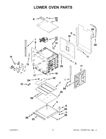 03 - Lower Oven Parts parts for Jenn-Air Oven JJW2727WB02 / from AppliancePartsPros.com