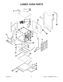 03 - Lower Oven Parts parts for Jenn-Air Oven JJW2830WS02 / from AppliancePartsPros.com