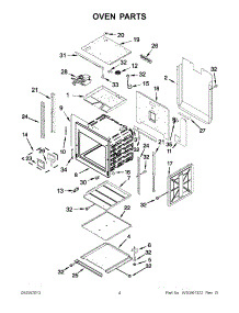 02 - Oven Parts parts for Jenn-Air Oven JJW2330WS01 / from AppliancePartsPros.com