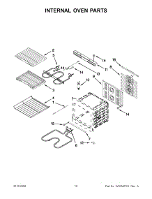 05 - Internal Oven Parts parts for Jenn-Air Oven JJW3830WP02 / from AppliancePartsPros.com