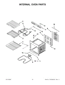 05 - Internal Oven Parts parts for Jenn-Air Oven JJW3830WB02 / from AppliancePartsPros.com