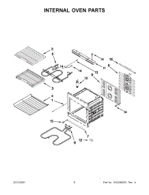 03 - Internal Oven Parts parts for Jenn-Air Oven JJW3430WP02 / from AppliancePartsPros.com