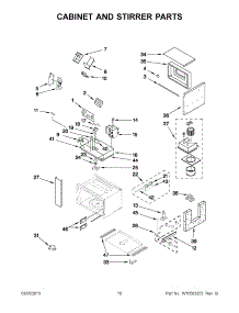 05 - Cabinet And Stirrer Parts parts for Jenn-Air Oven JMW2427WB02 / from AppliancePartsPros.com